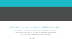 Desktop Screenshot of catalyse.com.au