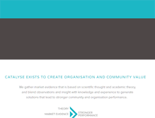 Tablet Screenshot of catalyse.com.au